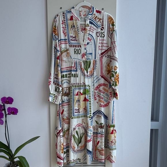 FARM Rio Multicolor Graphic Print Dress - Picture 4 of 10